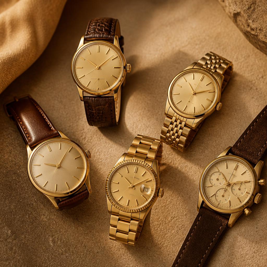 Vintage gouden horloges en luxe horloges — inkoop Antwerpen