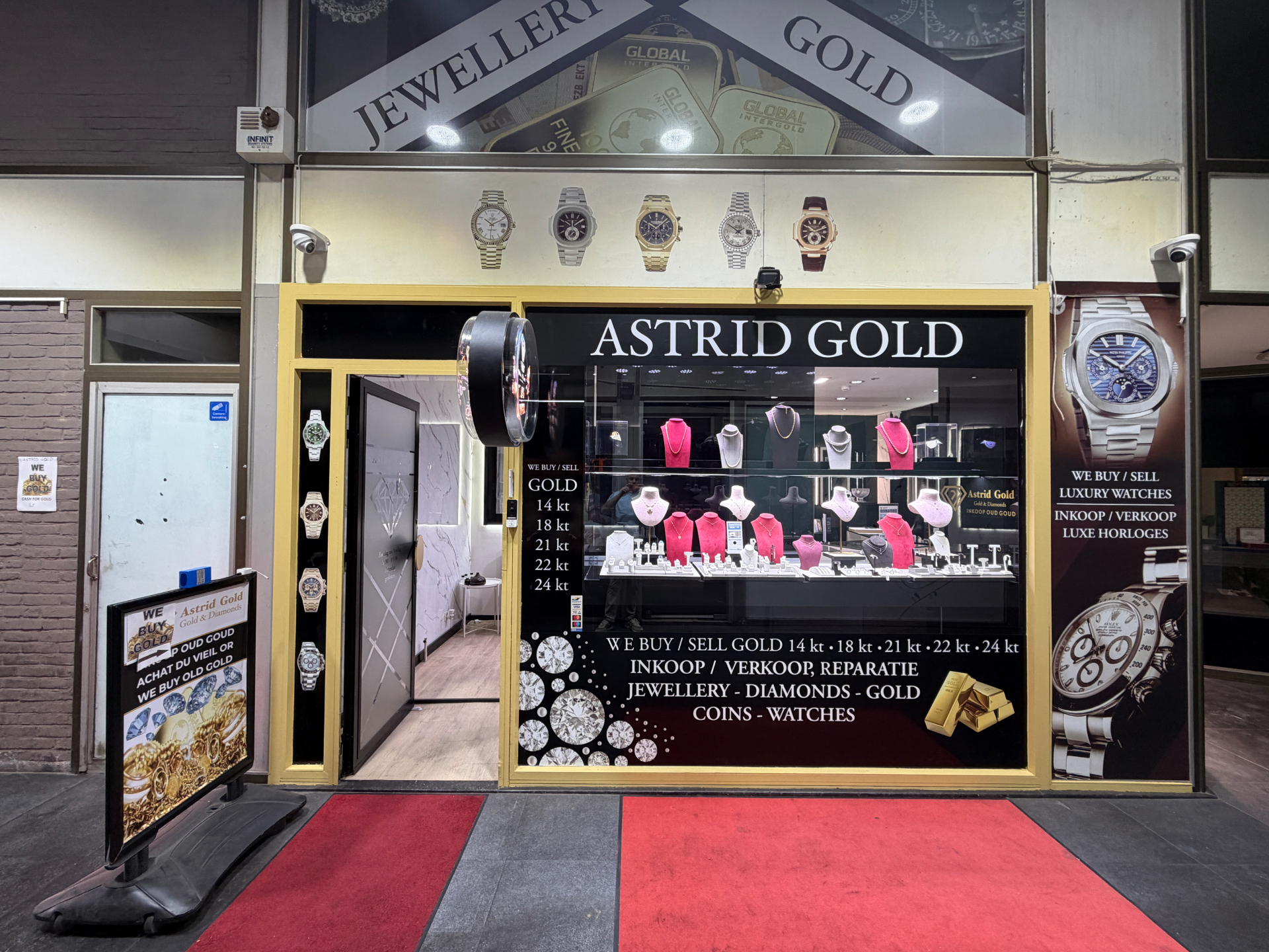Winkel Astrid Gold — Gallery Astrid Antwerpen