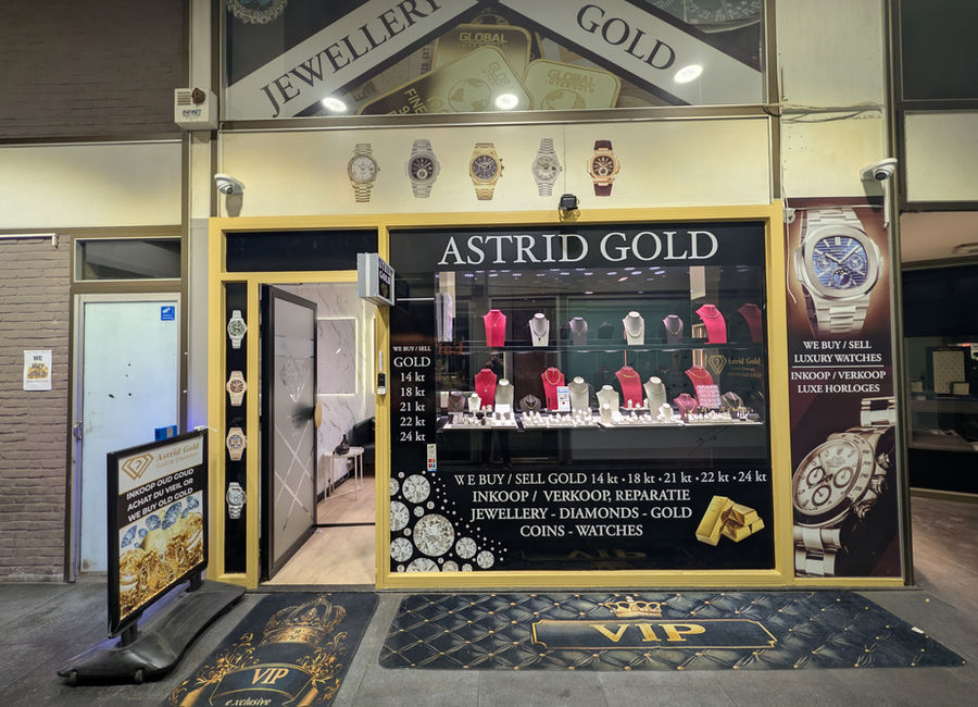 Astrid Gold winkel in Gallery Astrid Antwerpen